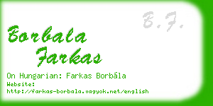 borbala farkas business card
